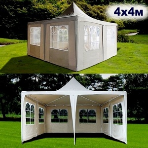 Шатер-павильон AFM-1032FB Beige (4х4) Afina