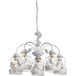 Подвесная люстра птички Arte Lamp Cincia A5090LM-5WG