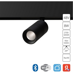 Трековый светильник светодиодный магнитный 48V Arte Lamp Expert A5740PL-1BK (Умный дом, Алиса)