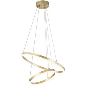 Подвесная люстра с пультом золотой (+ночной режим) с пультом Escada Void 10254/2LED 66W Gold APP (Умный дом)
