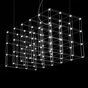 Подвесная люстра Quasar Cosmos Square LED pendant light ImperiumLoft 40,244 (144369-22)