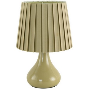 Настольная лампа Lumion Naina 8183/1T оливковый, керамика/текстиль E14 1*40W 220V