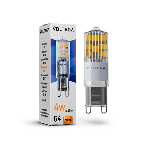 Лампочка светодиодная Voltega Capsule G9 7124  фото
